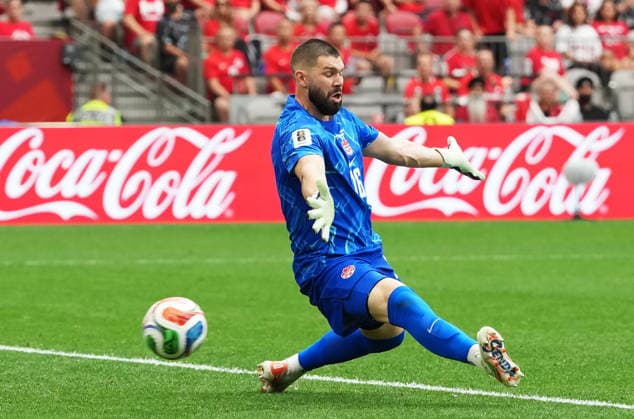 June 24, 2026, Vancouver, Bc, CANADA: Canada goalkeeper Maxime Crepeau (16) is scored on by Switzerland s Ruben Vargas (not shown) during the second half of a World Cup Group B soccer match, in Vancouver, on Wednesday, June 24, 2026. Canada News - June 24, 2026  - ZUMAc35_ 20260624_zaf_c35_207 Copyright: xEthanxCairnsx