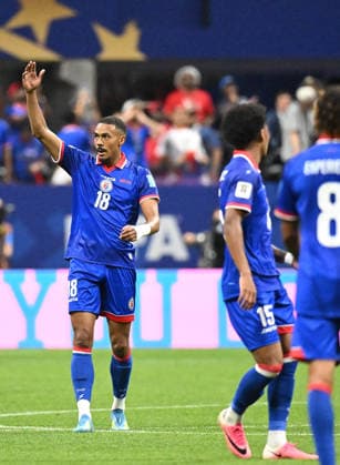 (260625) -- ATLANTA, June 25, 2026 -- Wilson Isidor (L) of Haiti celebrates his goal during the group C match between Morocco and Haiti at the 2026 FIFA World Cup, WM, Weltmeisterschaft, Fussball at Atlanta Stadium in Atlanta, the United States, June 24, 2026. ) (SP)U.S.-ATLANTA-FOOTBALL-FIFA WORLD CUP-GROUP C-MAR VS HTI JuxHuanzong 