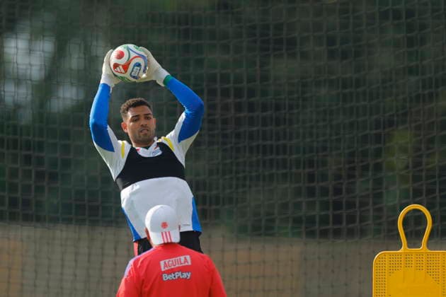 FIFA World Cup, WM, Weltmeisterschaft, Fussball 2026 - Colombia training session in Guadalajara Alvaro Montero of Colombia takes part in a training session in preparation for the FIFA World Cup 2026 match Colombia against Portugal in Guadalajara, Mexico, 24 June 2026. GUADALAJARA Mexico  Copyright: xFRANCISCOxGUASCOx