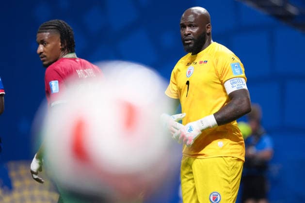 Johnny Placide of Haiti looks on during a FIFA Men’s World Cup 2026 Group Stage football match between Morocco and Haiti at Atlanta Stadium, in Atlanta June 24th 2026 (Photo by Alexandra Fechete SPP)  Copyright: xAlexandraxFechete SPPx Sportspressphoto_SPR176034