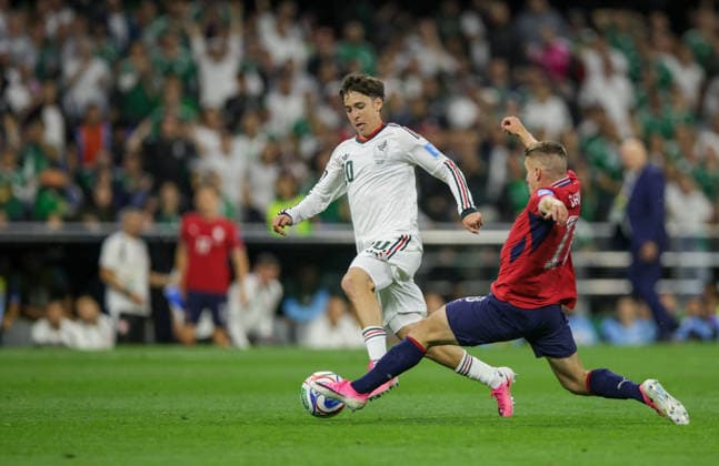 Czechia v Mexico - FIFA World Cup, WM, Weltmeisterschaft, Fussball 2026 - Group A MEXICO CITY, MEXICO - JUNE 24: Mateo Chavez (20) of Mexico in action during 2026 FIFA World Cup First Stage Group A match between Czechia and Mexico at Estadio Azteca (Mexico Stadium) in Mexico City, Mexico on June 24, 2026. Luciano Gonzalez Anadolu Mexico City Mexico. Editorial use only. Please get in touch for any other usage.  Copyright: x2026xAnadoluxLucianoxGonzalezx