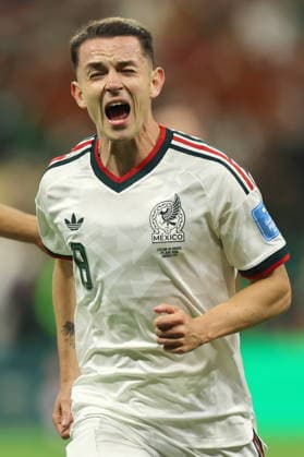 FIFA World Cup, WM, Weltmeisterschaft, Fussball 2026 - Group A - Czech Republic vs Mexico Alvaro Fidalgo of Mexico celebrates after scoring a goal during the FIFA World Cup 2026 group stage match Czech Republic against Mexico in Mexico City, Mexico, 24 June 2026. MEXICO CITY Mexico  Copyright: xISAACxESQUIVELx
