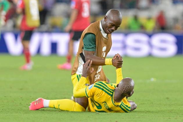 FIFA World Cup, WM, Weltmeisterschaft, Fussball 2026 - Group A - South Africa vs South Korea Players of South Africa celebrate after the FIFA World Cup 2026 group stage match South Africa against South Korea in Monterrey, Mexico, 24 June 2026. Monterrey Mexico  Copyright: xMIGUELxSIERRAx