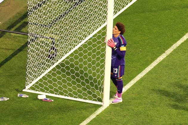 FIFA World Cup, WM, Weltmeisterschaft, Fussball 2026 - Group A - Czech Republic vs Mexico Guillermo Ochoa of Mexico reacts at the end of a FIFA World Cup 2026 group stage match between Czech Republic and Mexico in Mexico City, Mexico, 24 June 2026. MEXICO CITY Mexico  Copyright: xMARIOxGUZMANx