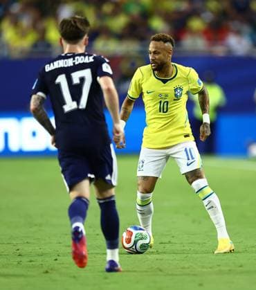Neymar of Brazil Scotland v Brazil, 2026 FIFA World Cup, WM, Weltmeisterschaft, Fussball Group C, Football, Miami Stadium, Miami, Florida, USA - 24 Jun 2026Miami Miami Stadium Florida (FL) United States of America EDITORIAL USE ONLY No use with unauthorised audio, video, data, fixture lists, club league logos or live services. Online in-match use limited to 120 images, no video emulation. No use in betting, games or single club league player publications.  Copyright: xMichaelxZemanek Shutterstockx 16956031gr