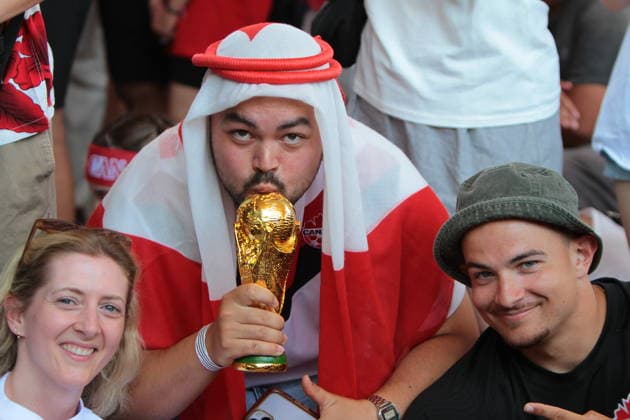 June 24, 2026, Vancouver, Bc, Canada: Fans of Canada and Switzerland watch the FIFA World Cup, WM, Weltmeisterschaft, Fussball 2026 match at vancouver FIFA Fan Festival at the PNE ground in Vancouve. Vancouver Canada - ZUMAa223 0859968286st Copyright: xMazyarxAsadix