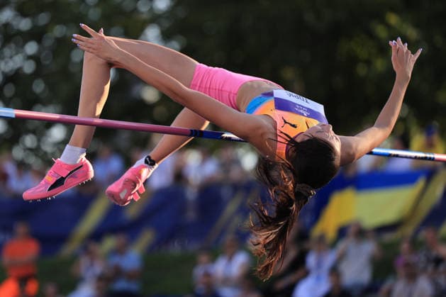 Zagreb, 24.06.2026. - 76th Boris Hanzekovic Memorial, 5th Zagreb City Challenge near the Zagreb Fountains - high jump (W). TOPIÄÜ Angelina (SRB) 5th Zagreb City Challenge near the Zagreb Fountains - high jump (W) 