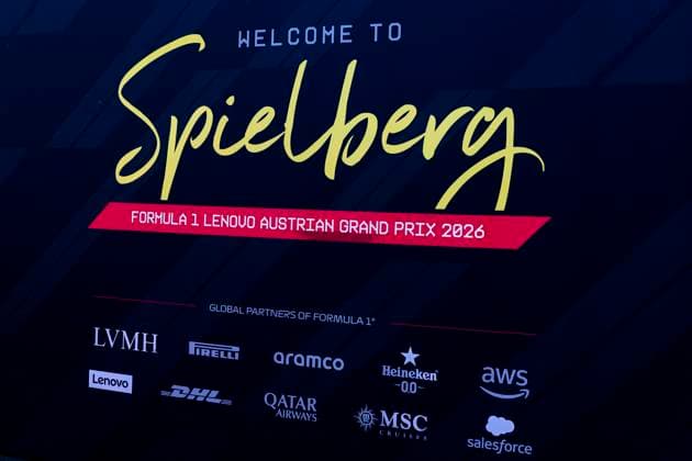 SPIELBERG - Welcome to Spielberg during the Formula 1 Austria at the Red Bull Ring on June 25, 2026 in Spielberg, Austria. (Photo by DeFodi Images) - *** SPIELBERG Welcome to Spielberg during the Formula 1 Austrian Grand Prix at the Red Bull Ring on June 25, 2026, in Spielberg, Austria. Photo by DeFodi Images