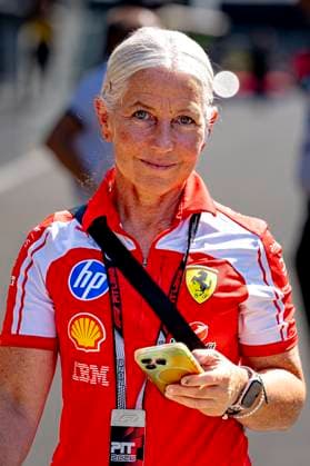 SPIELBERG - Angela Cullen of Scuderia Ferrari HP during the Formula 1 Austria at the Red Bull Ring on June 25, 2026 in Spielberg, Austria. (Photo by DeFodi Images) - *** SPIELBERG Angela Cullen of Scuderia Ferrari HP during the Formula 1 Austrian Grand Prix at the Red Bull Ring on June 25, 2026, in Spielberg, Austria. Photo by DeFodi Images