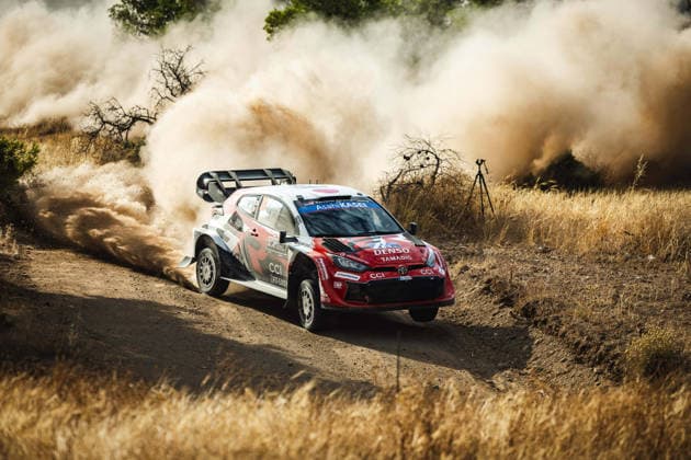 AUTO - WRC, Motorsport Rallye, WM - ACROPOLIS RALLY GREECE 2026 18 Takamoto KATSUTA, Aaron JOHNSTON, Toyota GR Yaris Rally1, action during the 2026 Acropolis Rally Greece, 8th round of the 2026 WRC World Rally Car Championship, from June 25 to 28, 2026 at Loutraki, Greece - LoutrakiGreece  Copyright: xNikosxKatikisx