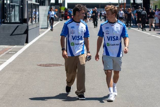 Arvid Lindblad 41, Visa Cash App Racing Bulls Formula One Team, Liam Lawson 30, Visa Cash App Racing Bulls Formula One Team, , Pre-Events, Grosser Preis von Oesterreich, Motorsport, Herren, Formel 1, 25.06.2026 Speilberg Steiermark Austria *** Arvid Lindblad, 41, Visa Cash App Racing Bulls Formula One Team; Liam Lawson, 30, Visa Cash App Racing Bulls Formula One Team; Pre-Events; Austrian Grand Prix; Motorsports; Men; Formula 1; June 25, 2026, Spielberg, Styria, Austria Copyright: xkolbert-press MartinxWdziecznyx