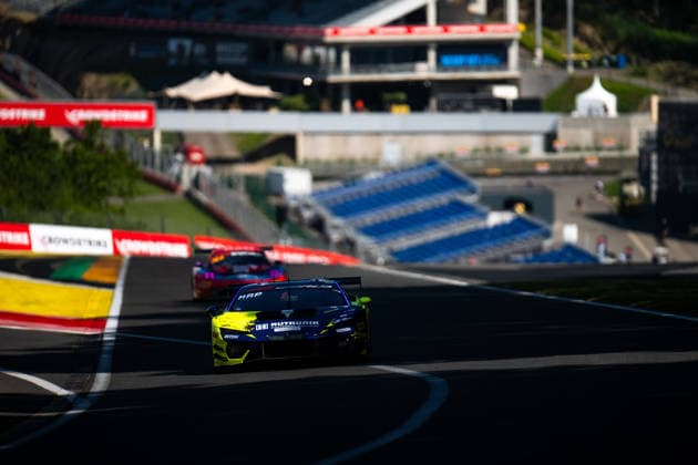 AUTO - GT WORLD CHALLENGE EUROPE ENDURANCE CUP - 24 HOURS OF SPA 2026 96, ENGSTLER, Luca (GER), MAPELLI, Marco (SUI), NIEDERHAUSER, Patric (SUI), Rutronik Racing, Lamborghini Temerario GT3, PRO, action, during the CrowdStrike 24 Hours of Spa 2026, 3rd round of the GT World Challenge Europe Endurance Cup 2026, from June 25 to 28, 2026 on the Circuit de Spa-Francorchamps, in Stavelot, Belgium - StavelotBelgium  Copyright: xMariusxHeckerx