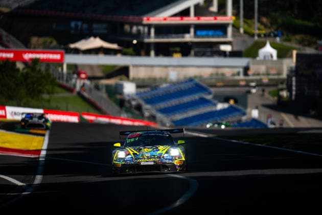 AUTO - GT WORLD CHALLENGE EUROPE ENDURANCE CUP - 24 HOURS OF SPA 2026 79, ZELGER, Johannes (ITA), BABINI, Fabio (ITA), HAMAGUCHI, Hiroshi (JPN), MENZEL, Nico (GER), Tsunami RT, Porsche 911 GT3 R (992) EVO, PRO-AM, action, during the CrowdStrike 24 Hours of Spa 2026, 3rd round of the GT World Challenge Europe Endurance Cup 2026, from June 25 to 28, 2026 on the Circuit de Spa-Francorchamps, in Stavelot, Belgium - StavelotBelgium  Copyright: xMariusxHeckerx