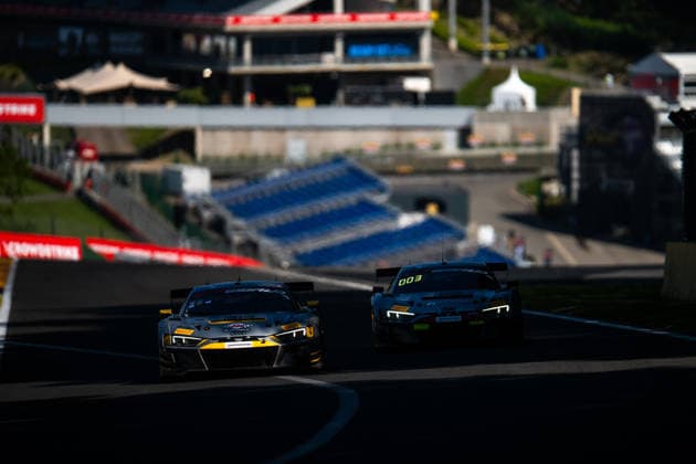 AUTO - GT WORLD CHALLENGE EUROPE ENDURANCE CUP - 24 HOURS OF SPA 2026 66, KASTELIC, Mark (SLO), LEVI, Ariel (ISR), oGAARD, Sebastian (DEN), MAZZOLA, Rocco (ITA), Tresor Attempto Racing, Audi R8 LMS GT3 EVO II, SILVER, action,during the CrowdStrike 24 Hours of Spa 2026, 3rd round of the GT World Challenge Europe Endurance Cup 2026, from June 25 to 28, 2026 on the Circuit de Spa-Francorchamps, in Stavelot, Belgium - StavelotBelgium  Copyright: xMariusxHeckerx