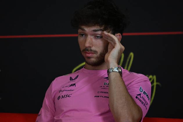 25.06.2026, xsvx, Motorsport FIA Formel 1, Grand Prix von Österreich v.l. Pierre Gasly (BWT Alpine F1 Team) Startnummer 10 auf der Pressekonferenz (FIA REGULATIONS PROHIBIT ANY USE OF PHOTOGRAPHS as IMAGE SEQUENCES and or QUASI-VIDEO) Zeltweg-Spielberg *** June 25, 2026, xsvx, Motorsport FIA Formula 1, Austrian Grand Prix: Pierre Gasly of the BWT Alpine F1 Team, car No. 10, at the press conference. FIA REGULATIONS PROHIBIT ANY USE OF PHOTOGRAPHS AS IMAGE SEQUENCES AND OR QUASI-VIDEO. Zeltweg, Spielberg