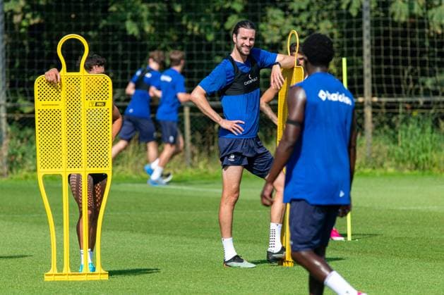 Gent s new player Christian Burgess pictured during a training session of Belgian first division soccer team KAA Gent, on Thursday 25 June 2026 in Gent, in preparation of the upcoming 2026-2027 Belgian first division soccer season. KURTxDESPLENTER  x179232803x