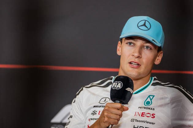 FORMULA 1 - GP of Austria 2026 SPIELBERG,AUSTRIA,25.JUN.26 - MOTORSPORTS, FORMULA 1 - Grand Prix of Austria, Red Bull Ring, preview. Image shows George Russell (GBR Mercedes).  GEPAxpictures xMatthiasxTrinkl
