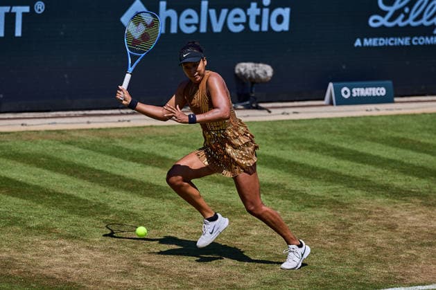 June 25, 2026, Bad Homburg, Hessen, Germany: Naomi Osaka of Japan returns with forehand during the BAD HOMBURG OPEN powered by SOLARWATTT- WTA500 - Womens Tennis, 25.6.2026 in Bad Homburg (Tennis-Club Bad Homburg), Germany Tennis 2026: WTA, Tennis Damen Bad Hombug Open: Quarterfinal: OSAKA 6:2 6:2 ALEXANDROVA  - ZUMAs343 20260625_zsp_s343_033 Copyright: xMathiasxSchulzx