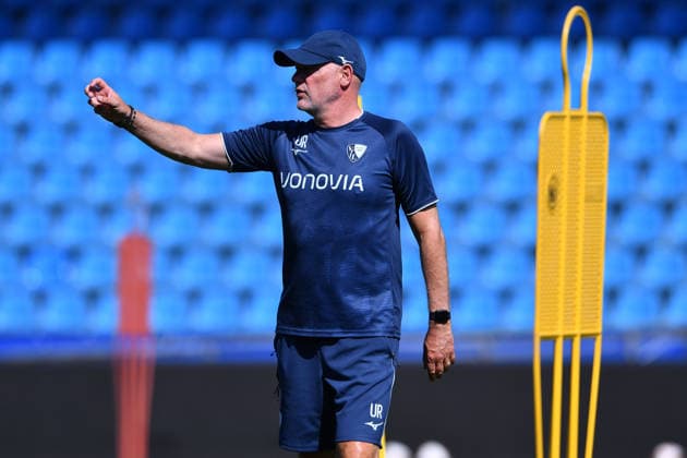 Fußball 2. Bundesliga Trainingsauftakt VfL Bochum am 25.06.2026 im Vonovia Ruhrstadion in Bochum Uwe Rösler ( Trainer Cheftrainer Bochum ) *** Soccer, 2. Bundesliga: VfL Bochum Kicks Off Training on June 25, 2026, at the Vonovia Ruhrstadion in Bochum; Uwe Rösler, Head Coach of Bochum xRx