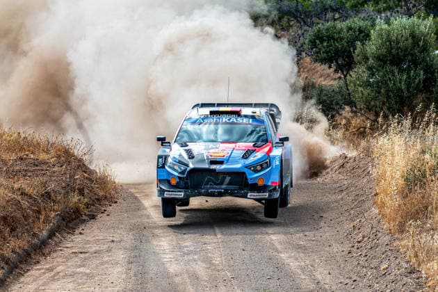 IPA86049818 - Thierry Neuville (BEL) and Martijn Wydaeghe (BEL) in a Hyundai i20 N Rally1, driving for the Hyundai Shell Mobis World Rally Team during the 8th round of the FIA WRC, Motorsport Rallye, WM EKO Acropolis Rally Greece, June 25, 2026  Copyright: xFedericoxManoni IPAxSportx xx 86049818
