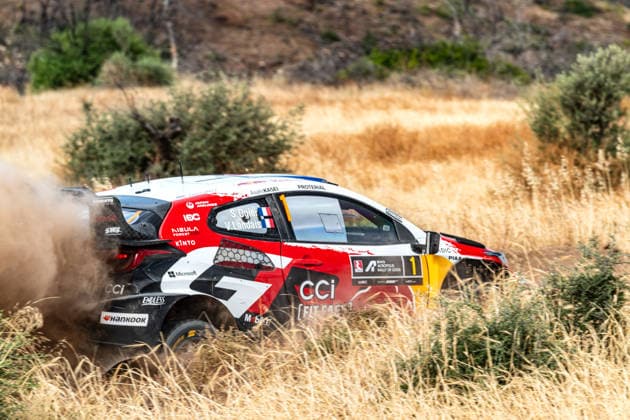 MOTORSPORTS - Rally - WRC, Motorsport Rallye, WM EKO Acropolis Rally Greece Photo by IPA ABACAPRESS.COM86049819 - Sébastien Ogier (FRA) and Vincent Landais (FRA) in a Toyota GR Yaris Rally1 driving for Toyota Gazoo Racing WRT during the 8th round of the FIA WRC: EKO Acropolis Rally Greece, June 25, 2026 Greece Greece  Copyright: xIPAxSport ABACAx