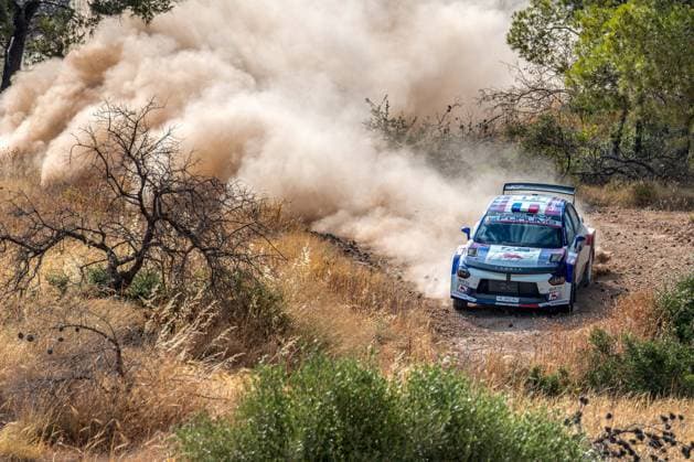 MOTORSPORTS - Rally - WRC, Motorsport Rallye, WM EKO Acropolis Rally Greece Photo by IPA ABACAPRESS.COM86049817 - Leo Rossel (FRA) and Guillaume Mercoiret (FRA) in a Citroën C3 Rally2, driving for the 2C Junior Team during the 8th round of the FIA WRC: EKO Acropolis Rally Greece, June 25, 2026 Greece Greece  Copyright: xIPAxSport ABACAx