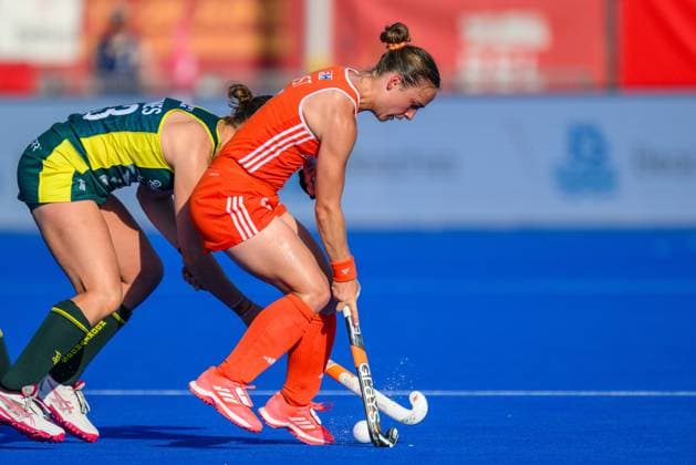 WAVER, 24-06-2026, Belfius Hockey Arena, FIH Hockey Pro League Women, Season 2025-2026. Lisa Post during the game Australia - Netherlands (women). Australia - Netherlands (women)  x204638689x Copyright: