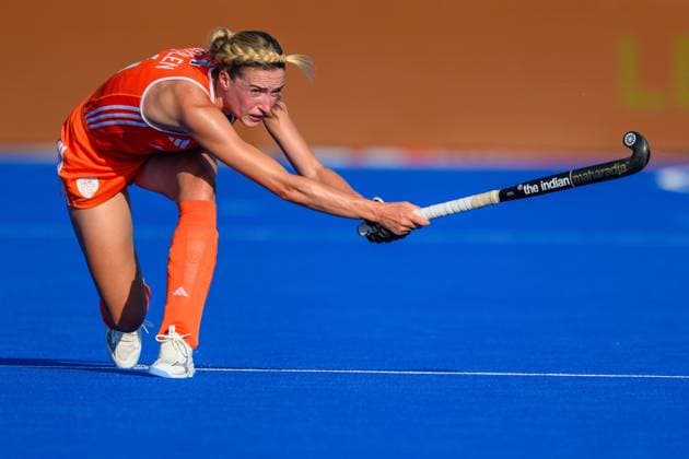 WAVER, 24-06-2026, Belfius Hockey Arena, FIH Hockey Pro League Women, Season 2025-2026. Sanne Koolen during the game Australia - Netherlands (women). Australia - Netherlands (women)  x204638702x Copyright: