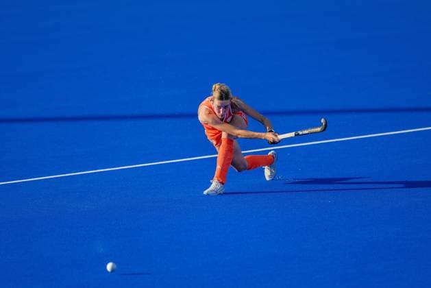 WAVER, 24-06-2026, Belfius Hockey Arena, FIH Hockey Pro League Women, Season 2025-2026. Sanne Koolen during the game Australia - Netherlands (women). Australia - Netherlands (women)  x204638757x Copyright: