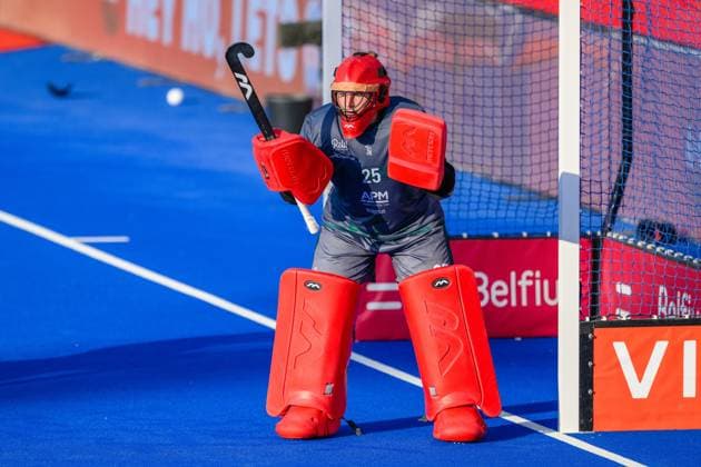 WAVER, 24-06-2026, Belfius Hockey Arena, FIH Hockey Pro League Women, Season 2025-2026. Zoe Newman during the game Australia - Netherlands (women). Australia - Netherlands (women)  x204638768x Copyright: