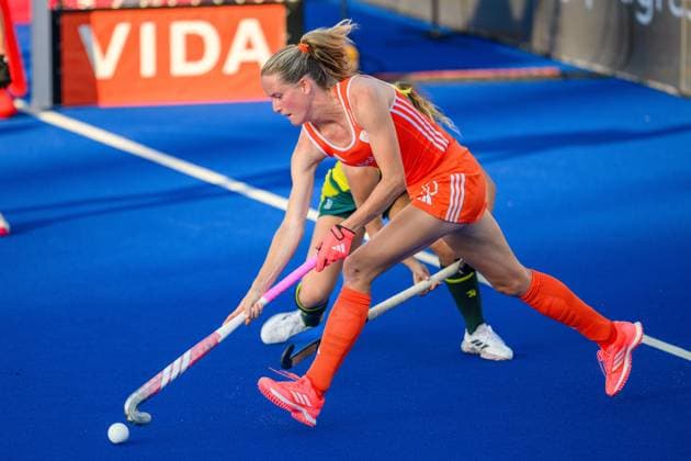 WAVER, 24-06-2026, Belfius Hockey Arena, FIH Hockey Pro League Women, Season 2025-2026. Felice Albers during the game Australia - Netherlands (women). Australia - Netherlands (women)  x204638785x Copyright: