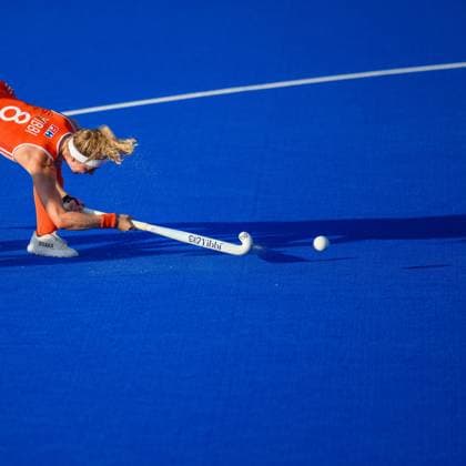 WAVER, 24-06-2026, Belfius Hockey Arena, FIH Hockey Pro League Women, Season 2025-2026. Yibbi Jansen takes a penalty corner during the game Australia - Netherlands (women). Australia - Netherlands (women)  x204638789x Copyright: