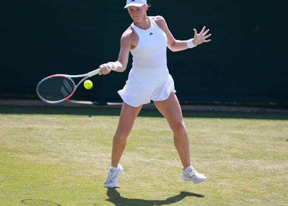 Jeline Vandromme (BEL) Damen Einzel, Women s Singles, Qualifikation, Wimbledon Tennis - Wimbledon 2026 - Grand Slam ITF ATP, Tennis Herren WTA, Tennis Damen - AELTC - London - - Great Britain - 25 June 2026. *** Jeline Vandromme BEL Women s Singles, Qualifying, Wimbledon Tennis, Wimbledon 2026, Grand Slam, ITF, ATP, WTA, AELTC, London, Great Britain, June 25, 2026 Copyright: xJuergenxHasenkopfx