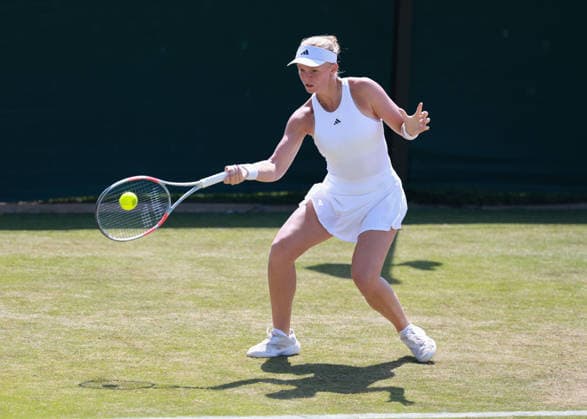 Jeline Vandromme (BEL) Damen Einzel, Women s Singles, Qualifikation, Wimbledon Tennis - Wimbledon 2026 - Grand Slam ITF ATP, Tennis Herren WTA, Tennis Damen - AELTC - London - - Great Britain - 25 June 2026. *** Jeline Vandromme BEL Women s Singles, Qualifying, Wimbledon Tennis, Wimbledon 2026, Grand Slam, ITF, ATP, WTA, AELTC, London, Great Britain, June 25, 2026 Copyright: xJuergenxHasenkopfx