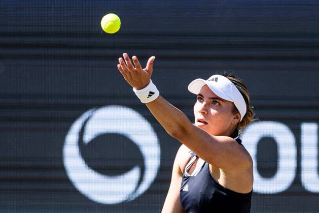 BAD HOMBURG, GERMANY - JUNE 25: Elena-Gabriela Ruse (ROU) during the Bad Homburg Open powered by Solarwatt Singles match between Emma Navarro (USA) vs Elena-Gabriela Ruse (ROU) at Kurpark Bad Homburg on June 25, 2026 in Bad Homburg, Germany. Hessen Germany Copyright: xSteffiexWunderlx