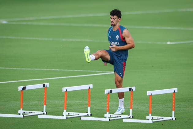 FIFA World Cup, WM, Weltmeisterschaft, Fussball 2026 - Portugal training Portugal s national soccer player Tomas Araujo attends a training session of the team in Palm Beach, Florida, USA, 25 June 2026. Palm Beach Florida United States  Copyright: xMIGUELxA.xLOPESx