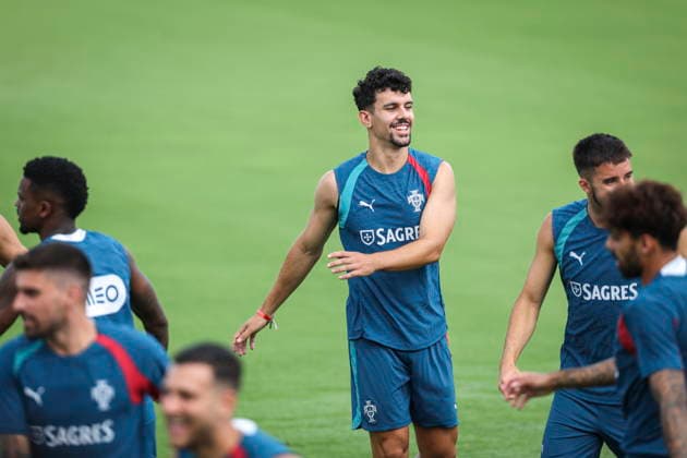 FIFA World Cup, WM, Weltmeisterschaft, Fussball 2026 - Portugal training Portugal s national soccer player Tomas Araujo attends a training session of the team in Palm Beach, Florida, USA, 25 June 2026. Palm Beach Florida United States  Copyright: xMIGUELxA.xLOPESx