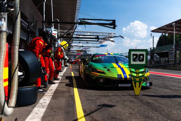 AUTO - GT WORLD CHALLENGE EUROPE ENDURANCE CUP - 24 HOURS OF SPA 2026 70, TOLEDO, Custodio (USA), DEMPSEY, Peter (IRL), VAXIVIERE, Matthieu (FRA), MOLINA, Miguel (ESP), AF Corse, Ferrari 296 GT3 EVO, PRO-AM, pitstop during the CrowdStrike 24 Hours of Spa 2026, 3rd round of the GT World Challenge Europe Endurance Cup 2026, from June 25 to 28, 2026 on the Circuit de Spa-Francorchamps, in Stavelot, Belgium - StavelotBelgium  Copyright: xMariusxHeckerx