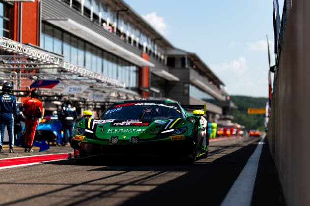 AUTO - GT WORLD CHALLENGE EUROPE ENDURANCE CUP - 24 HOURS OF SPA 2026 45, DURAN, Rafael (ITA), MEDLER, Dylan (USA), BALZAN, Alessandro (USA), PEREL, David (RSA), Rinaldi Racing, Ferrari 296 GT3 EVO, SILVER, action,during the CrowdStrike 24 Hours of Spa 2026, 3rd round of the GT World Challenge Europe Endurance Cup 2026, from June 25 to 28, 2026 on the Circuit de Spa-Francorchamps, in Stavelot, Belgium - StavelotBelgium  Copyright: xMariusxHeckerx