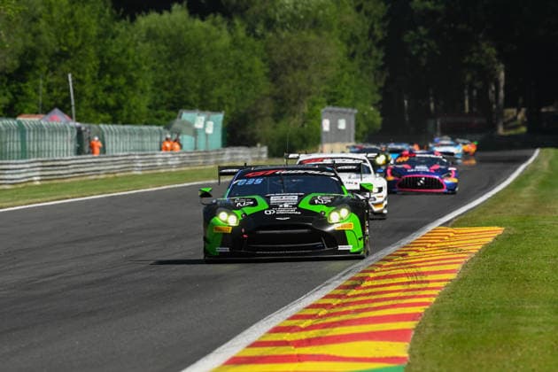 AUTOMOBILE : 24 Heures de SPA Francorchamps - 25 06 2026 35 Walkenhorst Motorsport (GER) Aston Martin Vantage AMR GT3 EVO (SILVER) driven by Gaspard SIMON (FRA) Ethan ISCHER (SUI) Mateo VILLAGOMEZ (ECD) Maxime ROBIN (FRA), during the CrowdStrike 24 Hours of SPA, 4th round of the GT World Challenge Europe Championship (SRO) on the SPA Francorchamps circuit in Belgium The 25th June 2026. SPA-FRANCORCHAMPSBelgium  Copyright: xMPSxAGENCYx