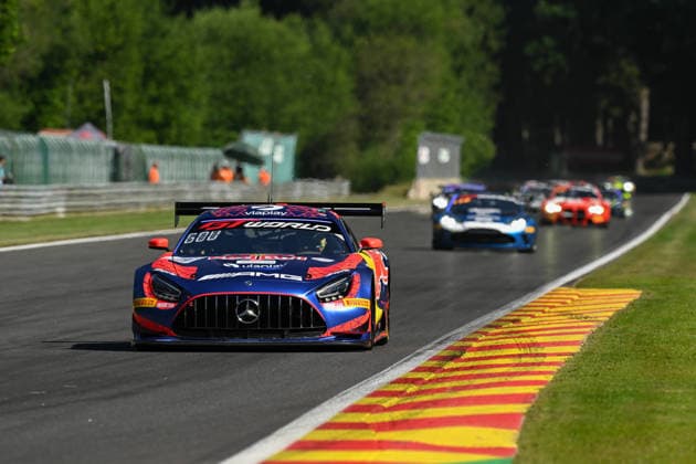 AUTOMOBILE : 24 Heures de SPA Francorchamps - 25 06 2026 3 Mercedes-AMG Team Verstappen Racing (NED) Mercedes-AMG GT3 EVO (PRO) driven by Dani JUNCADELLA (ESP) Chris LULHAM (GBR) Jules GOUNON (FRA), during the CrowdStrike 24 Hours of SPA, 4th round of the GT World Challenge Europe Championship (SRO) on the SPA Francorchamps circuit in Belgium The 25th June 2026. SPA-FRANCORCHAMPSBelgium  Copyright: xMPSxAGENCYx