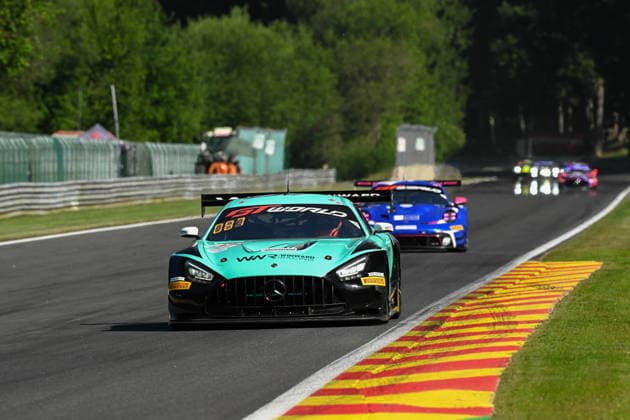 AUTOMOBILE : 24 Heures de SPA Francorchamps - 25 06 2026 87 Winward Racing (USA) Mercedes-AMG GT3 EVO (BRONZE) driven by Marvin DIENST (GER) Gabriele PIANA (ITA) Rinat SALIKHOV (ND) Daan ARROW (NED), during the CrowdStrike 24 Hours of SPA, 4th round of the GT World Challenge Europe Championship (SRO) on the Spa-Francorchamps circuit in Belgium The 25th June 2026. SPA-FRANCORCHAMPSBelgium  Copyright: xMPSxAGENCYx