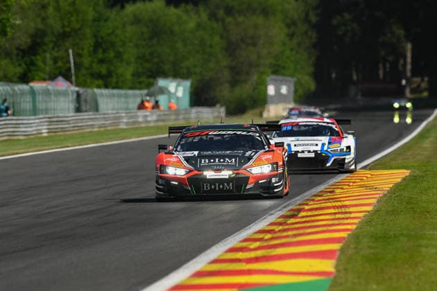 AUTOMOBILE : 24 Heures de SPA Francorchamps - 25 06 2026 84 Eastalent Racing (AUT) Audi R8 LMS GT3 EVO II (PRO) driven by Christopher HAASE (GER) Simon REICHER (AUT) Markus WINKELHOCK (GER), during the CrowdStrike 24 Hours of SPA, 4th round of the GT World Challenge Europe Championship (SRO) on the Spa-Francorchamps circuit in Belgium The 25th June 2026. SPA-FRANCORCHAMPSBelgium  Copyright: xMPSxAGENCYx