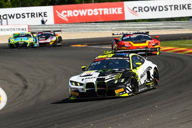 AUTOMOBILE : 24 Heures de SPA Francorchamps - 25 06 2026 46 Team WRT (BEL) BMW M4 GT3 EVO (PRO) driven by Daniel HARPER (GBR) Max HESSE (GER) Valentino ROSSI (ITA), during the CrowdStrike 24 Hours of SPA, 4th round of the GT World Challenge Europe Championship (SRO) on the SPA Francorchamps circuit in Belgium The 25th June 2026. SPA-FRANCORCHAMPSBelgium  Copyright: xMPSxAGENCYx