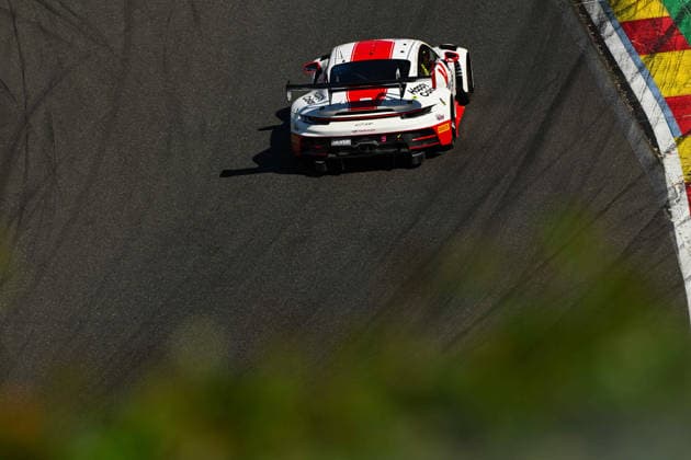 AUTOMOBILE : 24 Heures de SPA Francorchamps - 25 06 2026 9 Pure Rxcing (LTU) Porsche 911 GT3 R EVO (SILVER) driven by Aleksei NESOV (SLO) Aliaksandr MALYKHIN (GBR) Max HOFER (AUT) Enzo TRULLI (ITA), during the CrowdStrike 24 Hours of SPA, 4th round of the GT World Challenge Europe Championship (SRO) on the SPA Francorchamps circuit in Belgium The 25th June 2026. SPA-FRANCORCHAMPSBelgium  Copyright: xMPSxAGENCYx