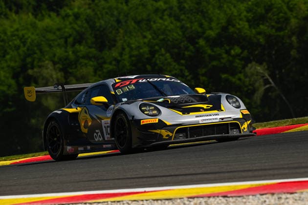 AUTOMOBILE : 24 Heures de SPA Francorchamps - 25 06 2026 10 Boutsen VDS (BEL) Porsche 911 GT3 R EVO (GOLD) driven by Gilles MAGNUS (BEL) Robin KNUTSSON (SWE) Alessandro GHIRETTI (FRA) TBA, during the CrowdStrike 24 Hours of SPA, 4th round of the GT World Challenge Europe Championship (SRO) on the SPA Francorchamps circuit in Belgium The 25th June 2026. SPA-FRANCORCHAMPSBelgium  Copyright: xMPSxAGENCYx
