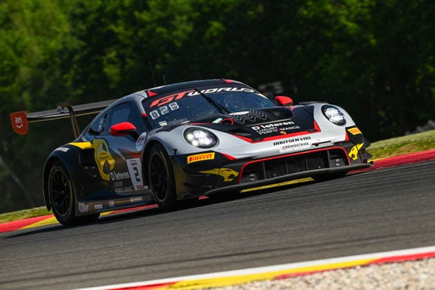 AUTOMOBILE : 24 Heures de SPA Francorchamps - 25 06 2026 2 Boutsen VDS (BEL) Porsche 911 GT3 R EVO (PRO) driven by Morris SCHURING (NED) Dorian BOCCOLACCI (FRA) Alessio PICARIELLO (BEL), during the CrowdStrike 24 Hours of SPA, 4th round of the GT World Challenge Europe Championship (SRO) on the SPA Francorchamps circuit in Belgium The 25th June 2026. SPA-FRANCORCHAMPSBelgium  Copyright: xMPSxAGENCYx