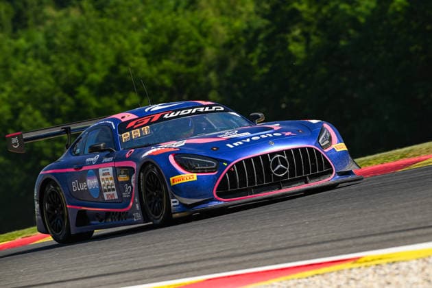 AUTOMOBILE : 24 Heures de SPA Francorchamps - 25 06 2026 222 2Seas Motorsport (BRN) Mercedes-AMG GT3 EVO (BRONZE) driven by Reece BARR (GBR) Charles DAWSON (GBR) Kiern JEWISS (GBR) Garnet PATTERSON (AUS), during the CrowdStrike 24 Hours of SPA, 4th round of the GT World Challenge Europe Championship (SRO) on the SPA Francorchamps circuit in Belgium The 25th June 2026. SPA-FRANCORCHAMPSBelgium  Copyright: xMPSxAGENCYx