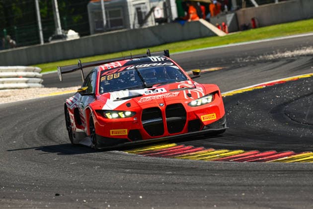 AUTOMOBILE : 24 Heures de SPA Francorchamps - 25 06 2026 991 Paradine Competition (GBR) BMW M4 GT3 EVO (BRONZE) driven by James KELLETT (GBR) Darren LEUNG (GBR) TBA TBA, during the CrowdStrike 24 Hours of SPA, 4th round of the GT World Challenge Europe Championship (SRO) on the SPA Francorchamps circuit in Belgium The 25th June 2026. SPA-FRANCORCHAMPSBelgium  Copyright: xMPSxAGENCYx