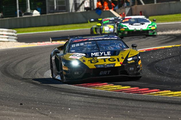 AUTOMOBILE : 24 Heures de SPA Francorchamps - 25 06 2026 63 TGI Team by GRT (AUT) Lamborghini Temerario GT3 (PRO) driven by Franck PERERA (FRA) Maximilian PAUL (GER) Mirko BORTOLOTTI (ITA), during the CrowdStrike 24 Hours of SPA, 4th round of the GT World Challenge Europe Championship (SRO) on the SPA Francorchamps circuit in Belgium The 25th June 2026. SPA-FRANCORCHAMPSBelgium  Copyright: xMPSxAGENCYx
